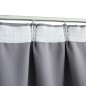 vidaXL Tende Oscuranti con Ganci 2 pz Grigie 140x175 cm vidaXL Tende Oscuranti con Ganci 2 pz Grigie 140x175 cm