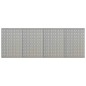 vidaXL Pannelli per Utensili a Parete 4 pz 40x58 cm in Acciaio