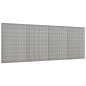 vidaXL Pannelli per Utensili a Parete 4 pz 40x58 cm in Acciaio