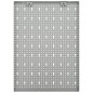 vidaXL Pannelli per Utensili a Parete 4 pz 40x58 cm in Acciaio