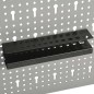 vidaXL Pannelli per Utensili a Parete 3 pz 40x58 cm Acciaio