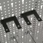 vidaXL Pannelli per Utensili a Parete 3 pz 40x58 cm Acciaio