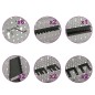 vidaXL Pannelli per Utensili a Parete 3 pz 40x58 cm Acciaio