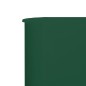 vidaXL Paravento a 6 Pannelli in Tessuto 800x120 cm Verde vidaXL Paravento a 6 Pannelli in Tessuto 800x120 cm Verde