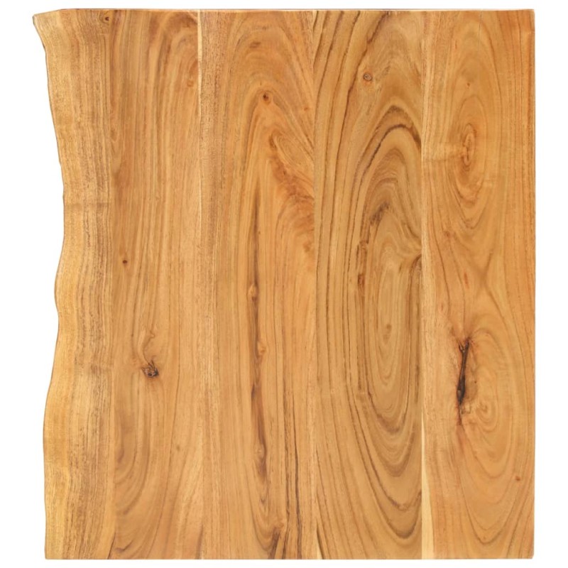 vidaXL Piano per Vanità Bagno in Massello di Acacia 80x52x2,5 cm vidaXL Piano per Vanità Bagno in Massello di Acacia 80x52x2,5 cm