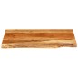 vidaXL Piano per Vanità Bagno in Massello di Acacia 80x52x3,8 cm vidaXL Piano per Vanità Bagno in Massello di Acacia 80x52x3,8 cm
