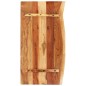 vidaXL Piano per Vanità Bagno in Massello di Acacia 100x52x2,5 cm vidaXL Piano per Vanità Bagno in Massello di Acacia 100x52x2,5 cm