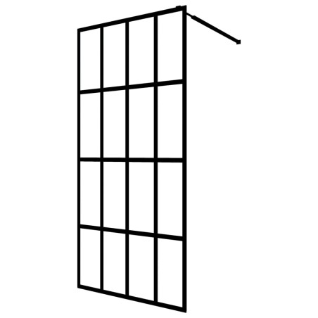 vidaXL Cabina Doccia con Vetro Temperato Trasparente 90x195 cm