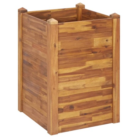 vidaXL Letto Rialzato da Giardino 60x60x44 cm in Legno Massello d'Acacia
