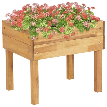 vidaXL Fioriera Rialzata 50x40x45 cm in Massello di Acacia 