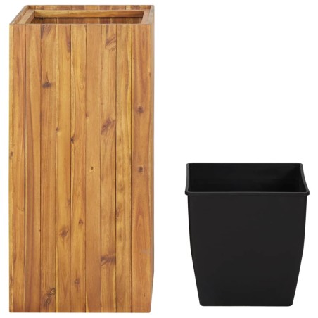 vidaXL Letto Rialzato da Giardino 43,5x43,5x90 cm Massello di Acacia 