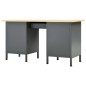 vidaXL Banco da Lavoro Nero 160x60x85 cm in Acciaio vidaXL Banco da Lavoro Nero 160x60x85 cm in Acciaio