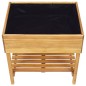vidaXL Fioriera Alta 78,5x58,5x78,5cm in Legno Massello di Acacia vidaXL Fioriera Alta 78,5x58,5x78,5cm in Legno Massello di Acacia