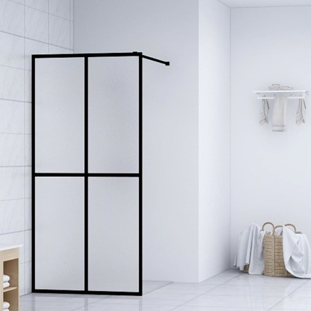 vidaXL Cabina Doccia con Schermo in Vetro Temperato Glassato 100x195cm