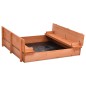 vidaXL Sabbiera in Legno di Abete 95x90x15 cm vidaXL Sabbiera in Legno di Abete 95x90x15 cm