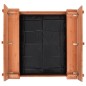 vidaXL Sabbiera in Legno di Abete 95x90x15 cm vidaXL Sabbiera in Legno di Abete 95x90x15 cm