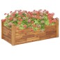 vidaXL Letto Rialzato da Giardino 110x60x44 cm Legno Massello d'Acacia vidaXL Letto Rialzato da Giardino 110x60x44 cm Legno Massello d'Acacia