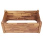 vidaXL Letto Rialzato da Giardino 110x60x44 cm Legno Massello d'Acacia vidaXL Letto Rialzato da Giardino 110x60x44 cm Legno Massello d'Acacia