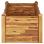 vidaXL Letto Rialzato da Giardino 110x60x44 cm Legno Massello d'Acacia vidaXL Letto Rialzato da Giardino 110x60x44 cm Legno Massello d'Acacia