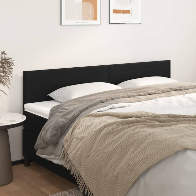 Testiere 2 pz Nere 100x5x78/88 cm in Similpelle Testiere 2 pz Nere 100x5x78/88 cm in Similpelle