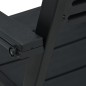 vidaXL Sedie da Giardino 2 pz Nere in HDPE Aspetto Legno vidaXL Sedie da Giardino 2 pz Nere in HDPE Aspetto Legno