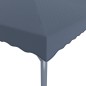 vidaXL Gazebo 300x300 cm Antracite Alluminio vidaXL Gazebo 300x300 cm Antracite Alluminio