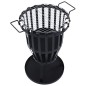 vidaXL Braciere da Giardino con Griglia Barbecue in Acciaio 47,5 cm vidaXL Braciere da Giardino con Griglia Barbecue in Acciaio 47,5 cm