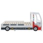 vidaXL Letto Bimbo Auto Polizia con Materasso 90x200 cm 7 Zone H3 vidaXL Letto Bimbo Auto Polizia con Materasso 90x200 cm 7 Zone H3