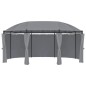 vidaXL Gazebo con Tende 520x349x255 cm Antracite