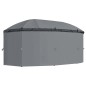 vidaXL Gazebo con Tende 520x349x255 cm Antracite