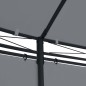 vidaXL Gazebo con Tende 520x349x255 cm Antracite