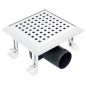 vidaXL Scarico Doccia 15x15 cm in Acciaio Inossidabile vidaXL Scarico Doccia 15x15 cm in Acciaio Inossidabile