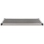 vidaXL Piatto Doccia da Esterni in Acciaio Inox WPC 110x62 cm Grigio vidaXL Piatto Doccia da Esterni in Acciaio Inox WPC 110x62 cm Grigio