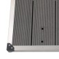 vidaXL Piatto Doccia da Esterni in Acciaio Inox WPC 110x62 cm Grigio vidaXL Piatto Doccia da Esterni in Acciaio Inox WPC 110x62 cm Grigio
