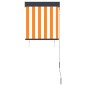 vidaXL Tenda a Rullo per Esterni 60x250 cm Bianca e Arancione vidaXL Tenda a Rullo per Esterni 60x250 cm Bianca e Arancione