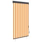 vidaXL Tenda a Rullo per Esterni 80x250 cm Bianca e Arancione