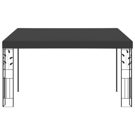 vidaXL Gazebo a Parete 4x3x2,5 m Antracite