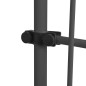 vidaXL Tenda da Sole Retrattile Manuale con LED 250 cm Blu e Bianca