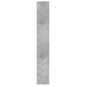 vidaXL Libreria/Divisorio Grigio Cemento 155x24x160 cm in Truciolato