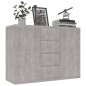 vidaXL Credenza Grigio Cemento 88x30x65 cm in Truciolato vidaXL Credenza Grigio Cemento 88x30x65 cm in Truciolato