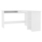 vidaXL Scrivania Angolare a L Bianca 120x140x75cm in Legno Multistrato vidaXL Scrivania Angolare a L Bianca 120x140x75cm in Legno Multistrato