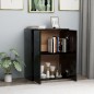 vidaXL Credenza Nera 60x30x75 cm in Legno Multistrato vidaXL Credenza Nera 60x30x75 cm in Legno Multistrato