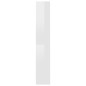 vidaXL Libreria a 4 Ripiani Bianco Lucido 40x24x142 cm in Truciolato vidaXL Libreria a 4 Ripiani Bianco Lucido 40x24x142 cm in Truciolato