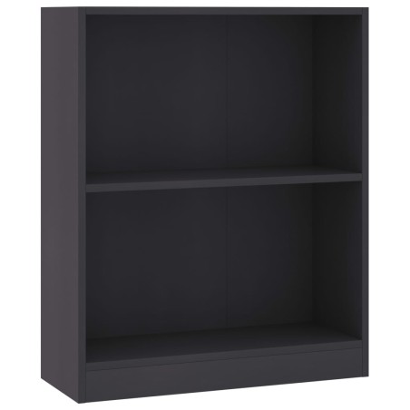 vidaXL Libreria Grigia 60x24x74,5 cm in Legno Multistrato