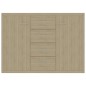 vidaXL Credenza Rovere Sonoma 88x30x65 cm in Truciolato vidaXL Credenza Rovere Sonoma 88x30x65 cm in Truciolato