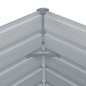 vidaXL Letto di Coltura Rialzato 100x100x45 cm Acciaio Zincato Grigio vidaXL Letto di Coltura Rialzato 100x100x45 cm Acciaio Zincato Grigio