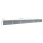 vidaXL Letto Rialzato Giardino in Acciaio Zincato 600x80x45 cm Grigio vidaXL Letto Rialzato Giardino in Acciaio Zincato 600x80x45 cm Grigio
