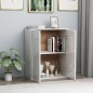 vidaXL Credenza Bianco Lucido 60x30x75 cm in Truciolato vidaXL Credenza Bianco Lucido 60x30x75 cm in Truciolato