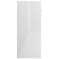 vidaXL Credenza Bianco Lucido 60x30x75 cm in Truciolato vidaXL Credenza Bianco Lucido 60x30x75 cm in Truciolato