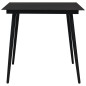 vidaXL Set da Pranzo da Esterni 5 pz in Corda di Cotone e Acciaio Nero vidaXL Set da Pranzo da Esterni 5 pz in Corda di Cotone e Acciaio Nero